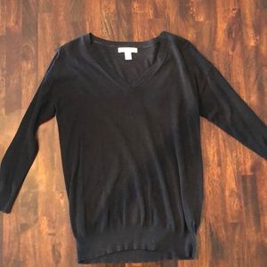 Black quarter sleeve sweater